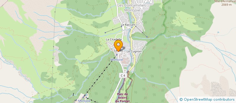 localisation de l'entreprise MONSIEUR YVES SAMIER  SAINT GERVAIS LES BAINS