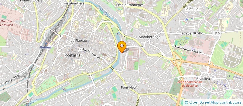 localisation de l'entreprise MONSIEUR YVES SANNIER à POITIERS