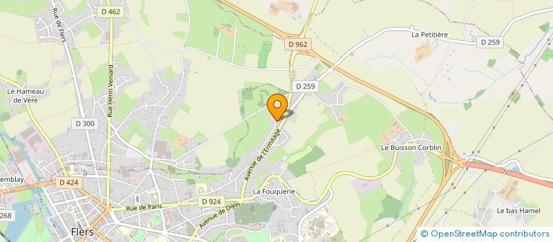 localisation de l'entreprise MONSIEUR YVES SANTERRE à FLERS