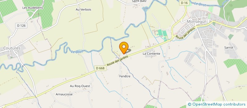localisation de l'entreprise MONSIEUR YVES SARGENTON à MONSEGUR