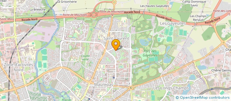 localisation de l'entreprise MONSIEUR YVES SAUDRAIS à RENNES