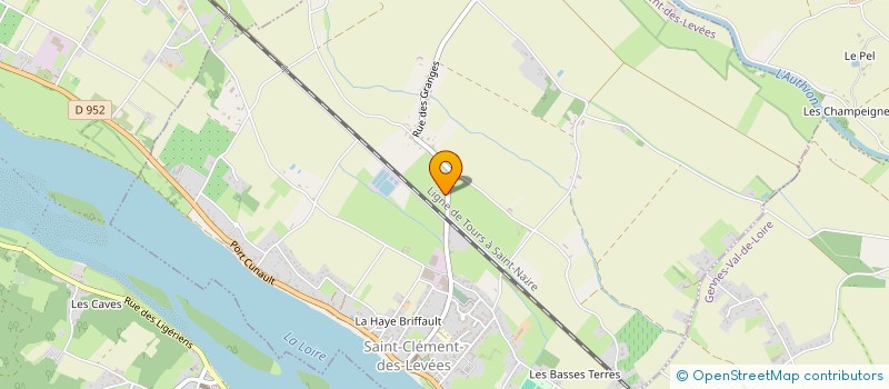 localisation de l'entreprise MONSIEUR YVES SAULEAU  SAINT-CLEMENT-DES-LEVEES