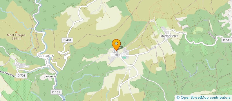 localisation de l'entreprise MONSIEUR YVES SAULNIER  LIMOUSIS