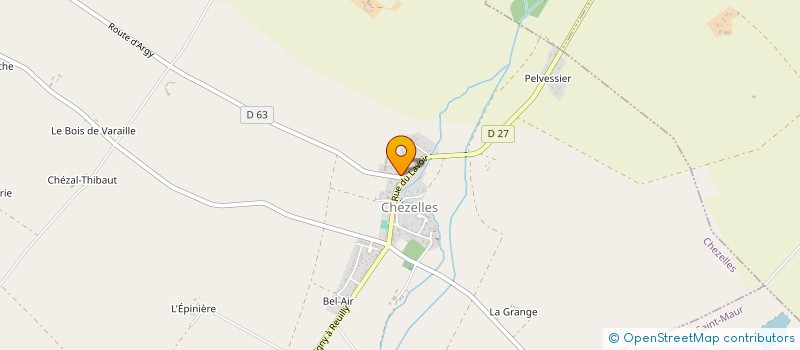 localisation de l'entreprise MONSIEUR YVES SAUNIER à CHEZELLES