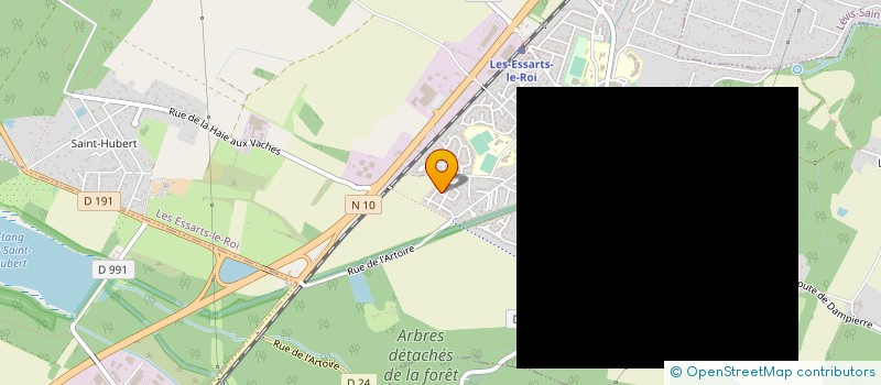 localisation de l'entreprise MONSIEUR YVES SAUVIGNON  ESSARTS-LE-ROI (LES)