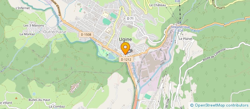 localisation de l'entreprise MONSIEUR YVES SCAPOLAN à UGINE