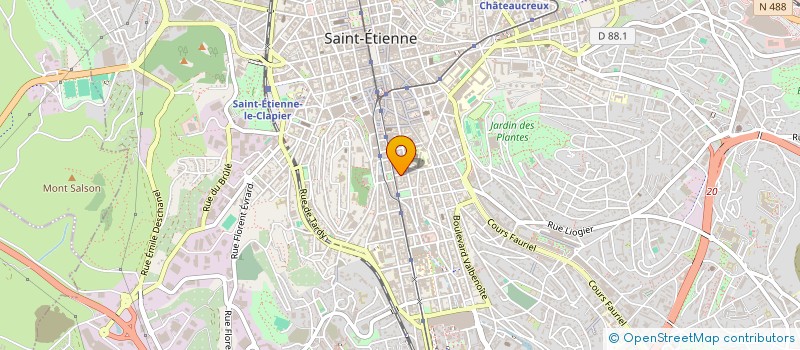 localisation de l'entreprise MONSIEUR YVES SCAVINER à SAINT-ETIENNE