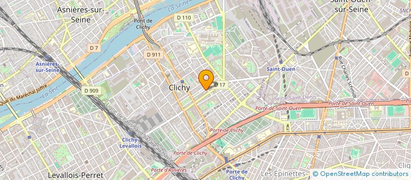 localisation de l'entreprise MONSIEUR YVES SCHWARTZ à CLICHY