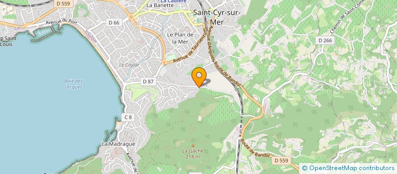 localisation de l'entreprise MONSIEUR YVES SCOTTO à SAINT-CYR-SUR-MER