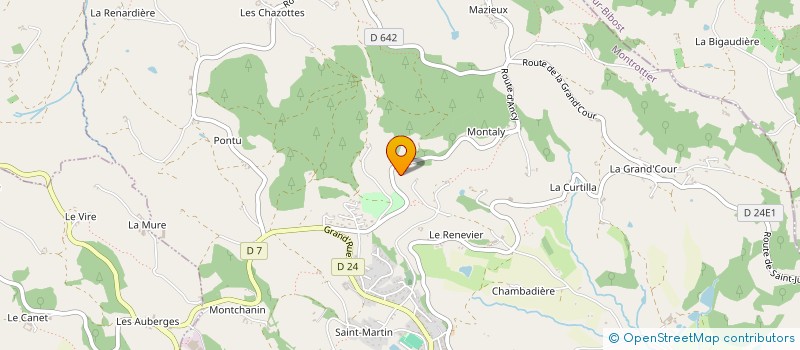 localisation de l'entreprise MONSIEUR YVES SECOND  MONTROTTIER