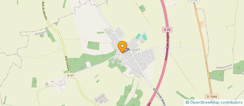 localisation de l'entreprise MONSIEUR YVES SELLIEZ  GRICOURT