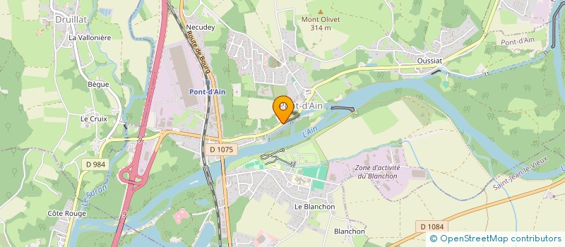 localisation de l'entreprise MONSIEUR YVES SERIS  PONT-D'AIN