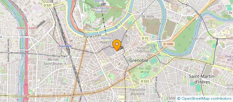 localisation de l'entreprise MONSIEUR YVES SERPINET à GRENOBLE