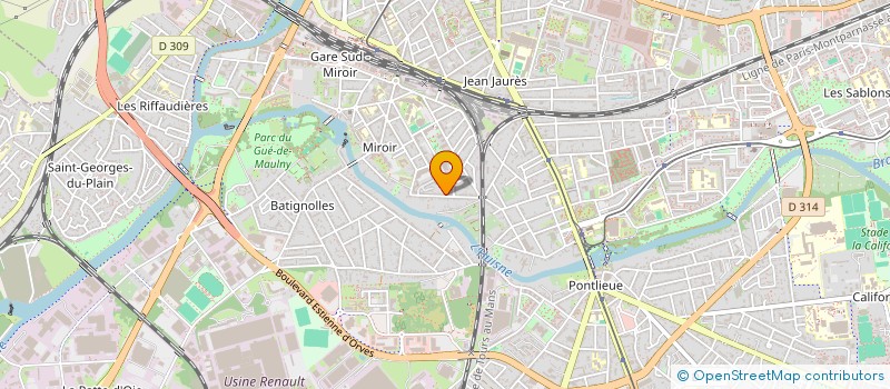 localisation de l'entreprise MONSIEUR YVES SERRUYA  LE MANS