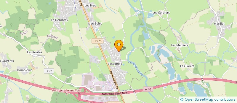 localisation de l'entreprise MONSIEUR YVES SERVIGNAT  ATTIGNAT