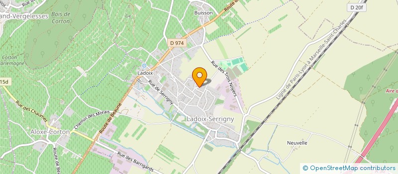 localisation de l'entreprise MONSIEUR YVES SEVESTRE  LADOIX-SERRIGNY