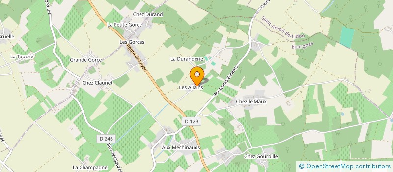 localisation de l'entreprise MONSIEUR YVES SEVIN  EPARGNES