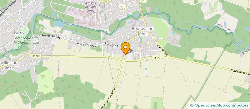 localisation de l'entreprise MONSIEUR YVES SKRZYPCZYK  BOURAY-SUR-JUINE