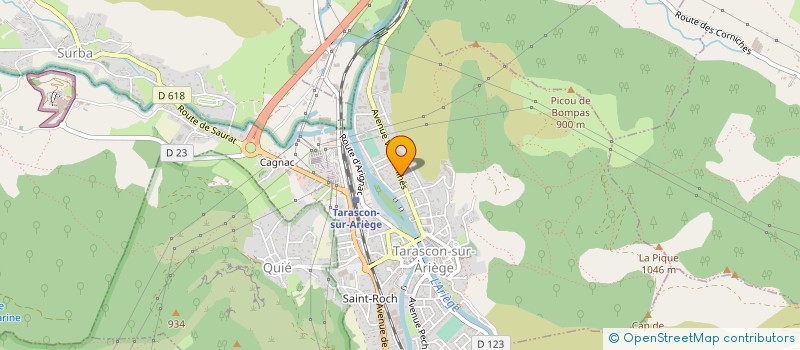 localisation de l'entreprise MONSIEUR YVES SOARES à TARASCON-SUR-ARIEGE