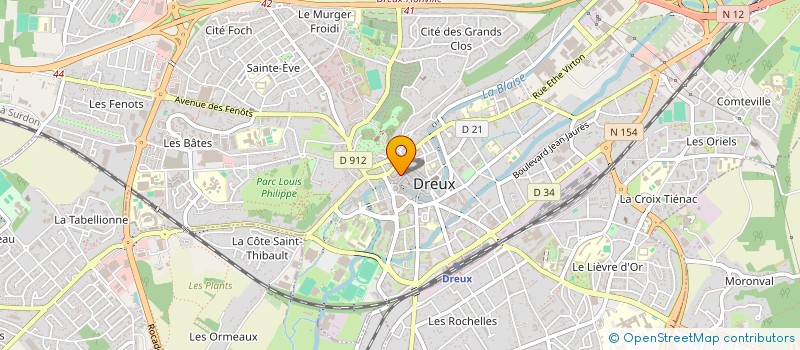 localisation de l'entreprise MONSIEUR YVES SOBEL à DREUX