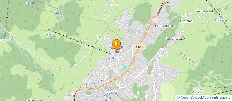 localisation de l'entreprise MONSIEUR YVES SOCQUET-MEILLERET  PRAZ SUR ARLY