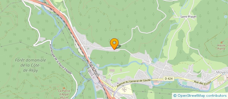 localisation de l'entreprise MONSIEUR YVES SOHN  MOYENMOUTIER