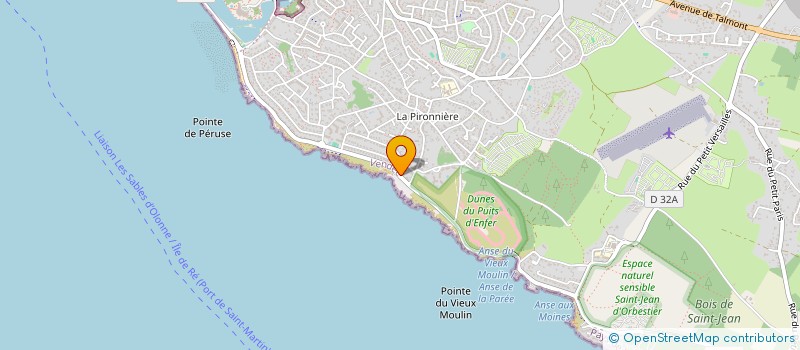 localisation de l'entreprise MONSIEUR YVES SOREAU  LES SABLES D'OLONNE