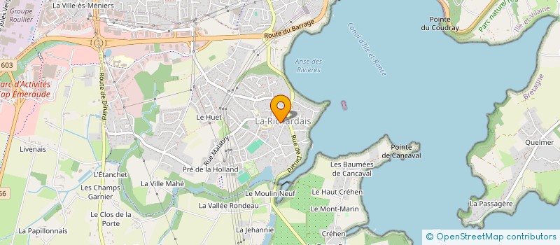 localisation de l'entreprise MONSIEUR YVES SOTTER  LA RICHARDAIS