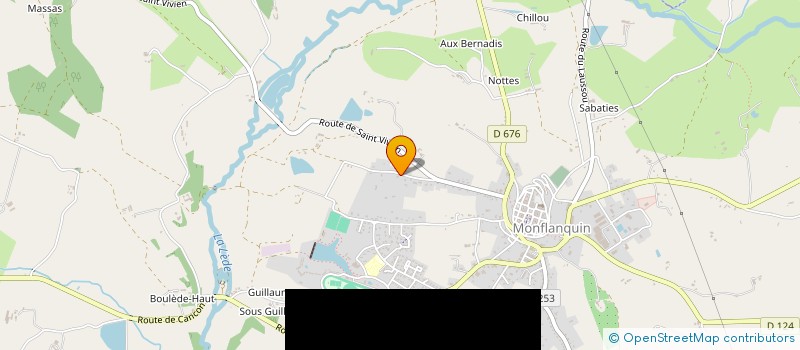 localisation de l'entreprise MONSIEUR YVES SOULIER  GAVAUDUN