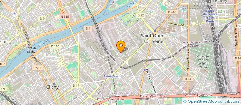 localisation de l'entreprise MONSIEUR YVES SOURDRILLE  SAINT-OUEN-SUR-SEINE