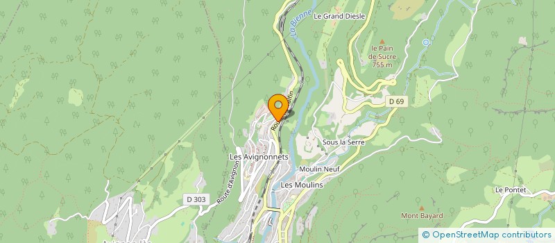 localisation de l'entreprise MONSIEUR YVES SPIANDORE  SAINT-CLAUDE