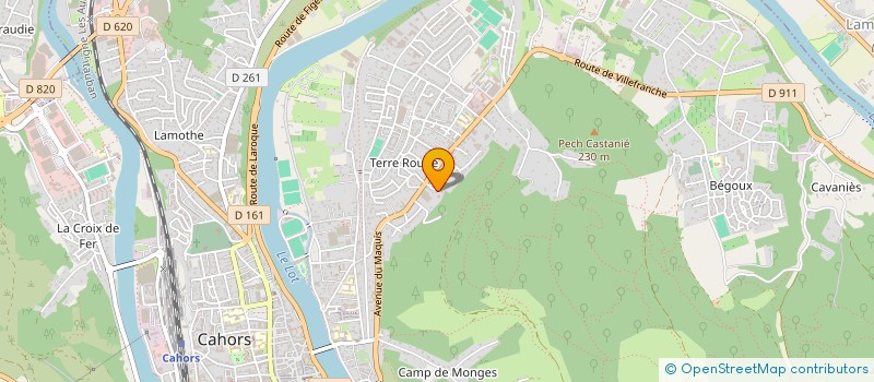 localisation de l'entreprise MONSIEUR YVES STERN à CAHORS