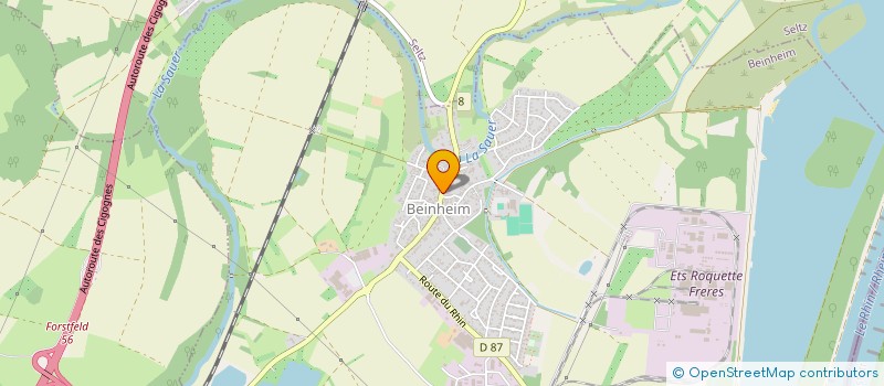 localisation de l'entreprise MONSIEUR YVES STROH  BEINHEIM