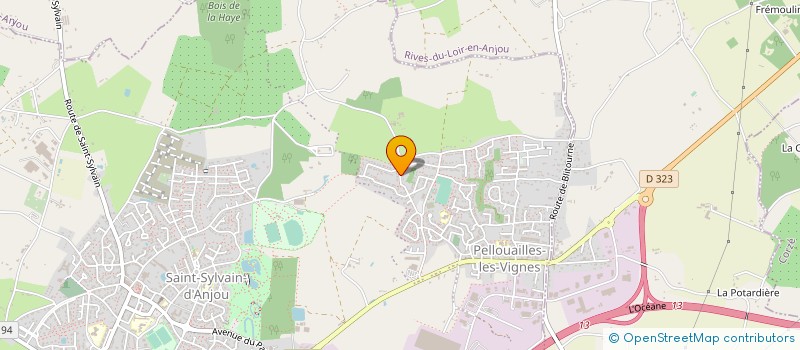 localisation de l'entreprise MONSIEUR YVES SUBILEAU  VERRIERES-EN-ANJOU