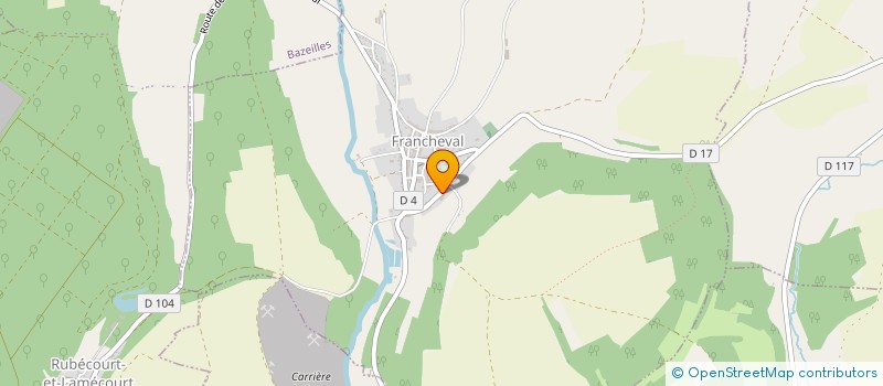 localisation de l'entreprise MONSIEUR YVES SUZAINE  FRANCHEVAL