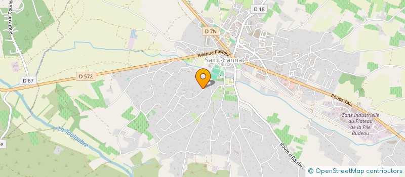 localisation de l'entreprise MONSIEUR YVES TABBO à SAINT-CANNAT