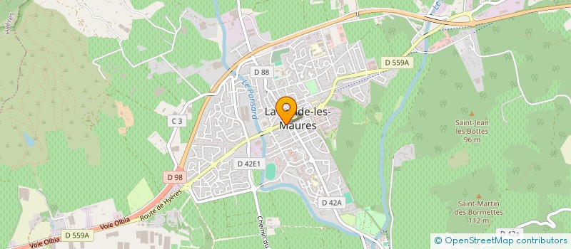 localisation de l'entreprise MONSIEUR YVES TABEAU à LA LONDE-LES-MAURES