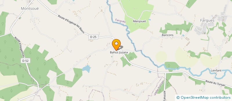 localisation de l'entreprise MONSIEUR YVES TACHON  MONTSOUE