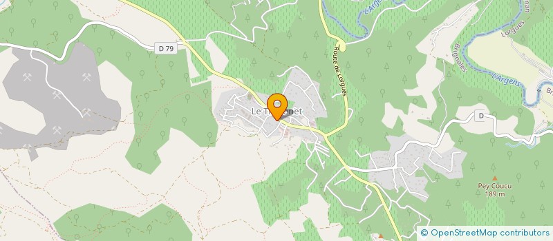 localisation de l'entreprise MONSIEUR YVES TACHOT  LE THORONET