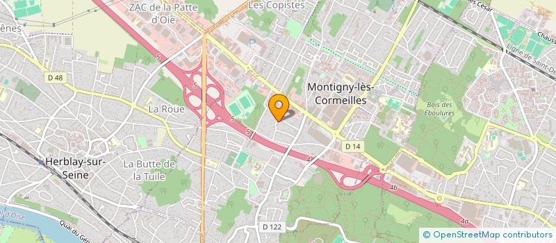 localisation de l'entreprise MONSIEUR YVES TAICON à MONTIGNY-LES-CORMEILLES