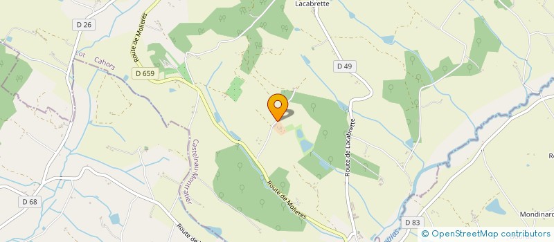 localisation de l'entreprise MONSIEUR YVES TAISANT  LHOSPITALET