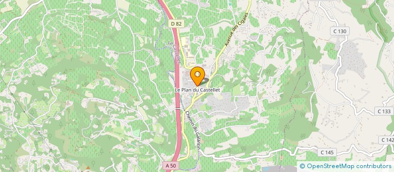 localisation de l'entreprise MONSIEUR YVES TALIS à LE CASTELLET