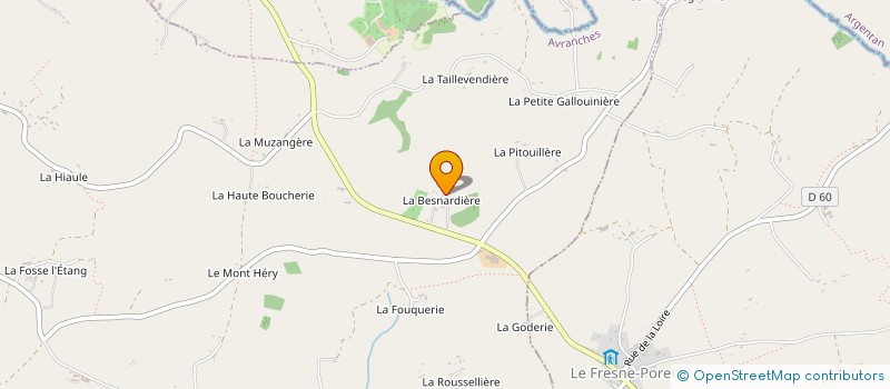 localisation de l'entreprise MONSIEUR YVES TARDIF  SOURDEVAL