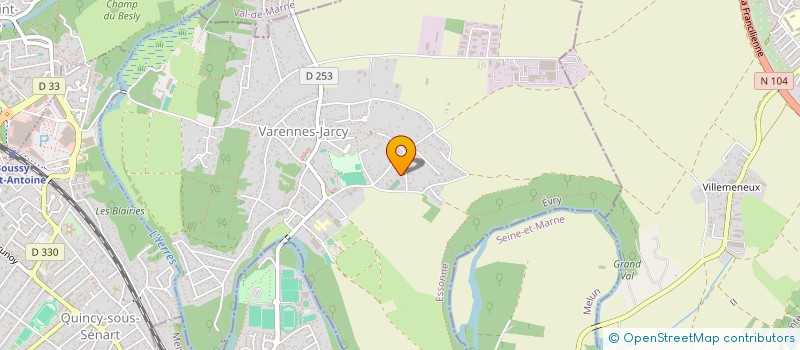localisation de l'entreprise MONSIEUR YVES TARRIT  VARENNES-JARCY