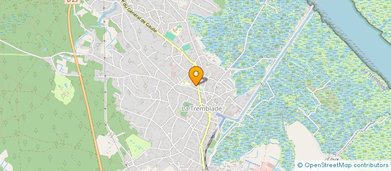 localisation de l'entreprise MONSIEUR YVES TAVERNIER  LA TREMBLADE