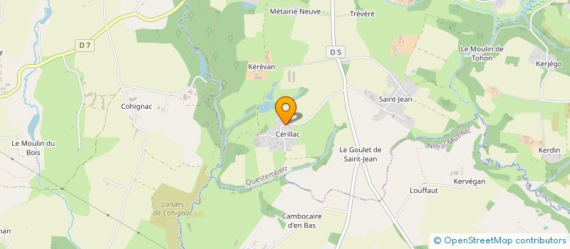 localisation de l'entreprise MONSIEUR YVES TAVERSON à QUESTEMBERT