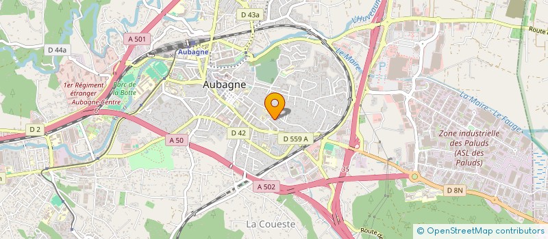 localisation de l'entreprise MONSIEUR YVES TEISSEIRE à AUBAGNE