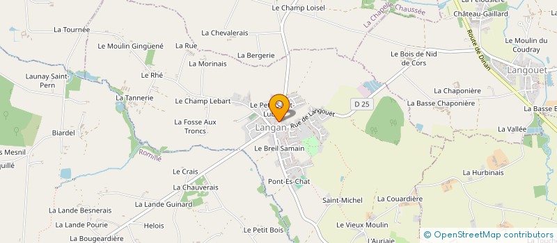 localisation de l'entreprise MONSIEUR YVES TENOT  ROMILLE