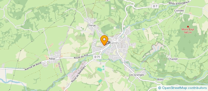 localisation de l'entreprise MONSIEUR YVES TERRADE  ROSIERES