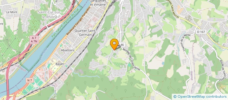 localisation de l'entreprise MONSIEUR YVES TERRAY  VIENNE